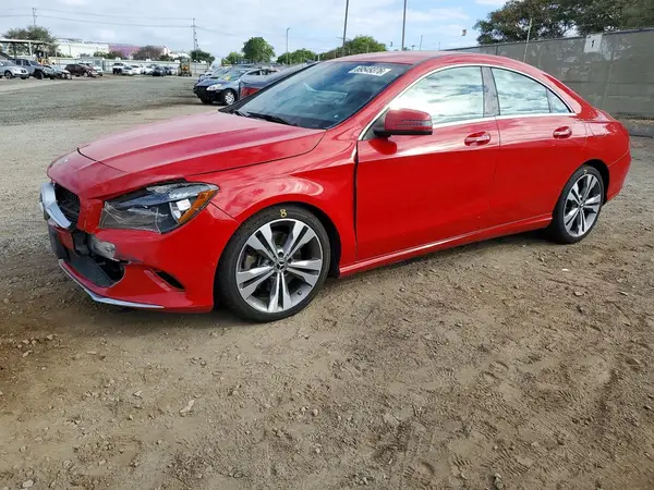 WDDSJ4EB1JN665412 — 2018 Mercedes-Benz CLA-Klasse, Передняя часть (Front End), фото до ремонта