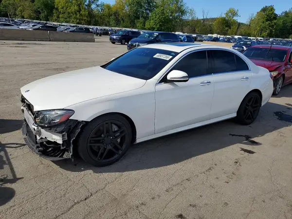 WDDZF4JB0JA320076 — 2018 Mercedes-Benz E-Klasse, Передняя часть (Front End), фото до ремонта