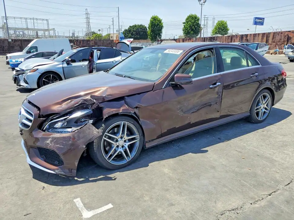 WDDHF5KB0EA888026 Mercedes-Benz E 2014 — повреждение Передняя часть, фото до ремонта