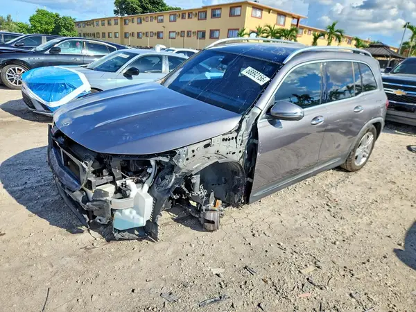 W1N4M4GB3MW098702 — 2021 Mercedes-Benz GLB, Передняя часть (Front End), фото до ремонта