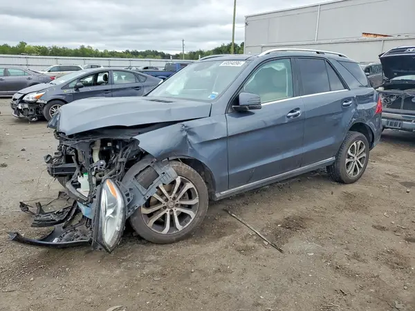 4JGDA5HB3GA769707 — 2016 Mercedes-Benz GLE, Передняя часть (Front End), фото до ремонта