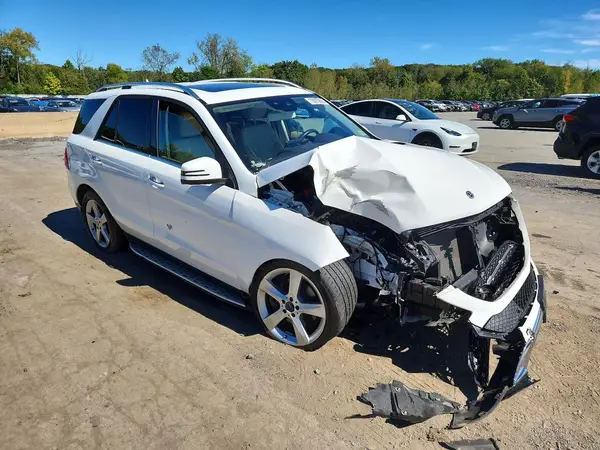 4JGDA5HB1HA952427 — 2017 Mercedes-Benz GLE, фото 4 с аукциона Copart, Передняя часть