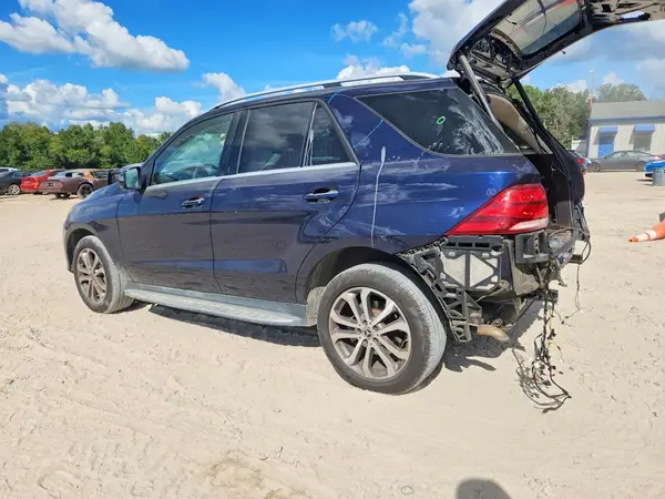 4JGDA5JB7JB082564 — 2018 Mercedes-Benz GLE, фото 2 с аукциона Copart, Задняя часть