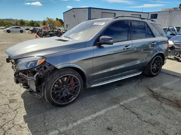 4JGDA7FB9JB040286 — 2018 Mercedes-Benz GLE, Передняя часть (Front End), фото до ремонта