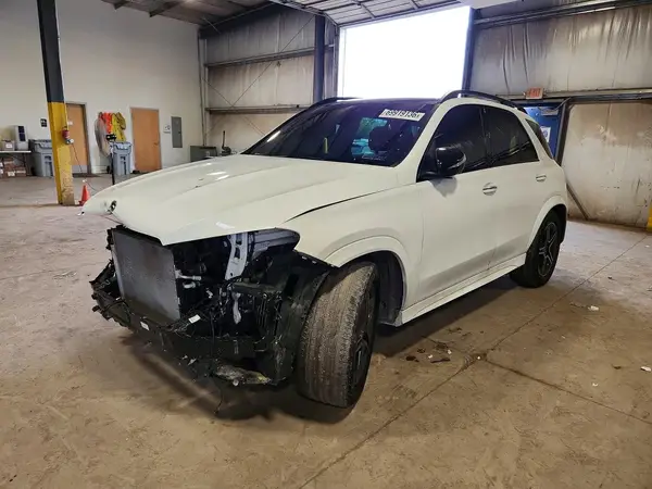 4JGFB4KB9NA601897 — 2022 Mercedes-Benz GLE, Передняя часть (Front End), фото до ремонта