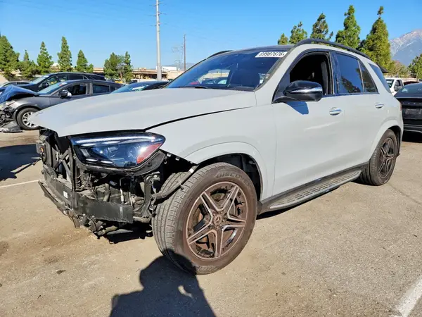 4JGFB5KB9RB105259 — 2024 Mercedes-Benz GLE, Передняя часть (Front End), фото до ремонта