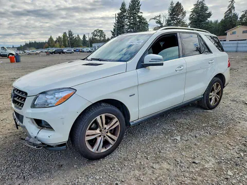 4JGDA5HB3CA031612 — 2012 Mercedes-Benz ML, Передняя часть (Front End), фото до ремонта