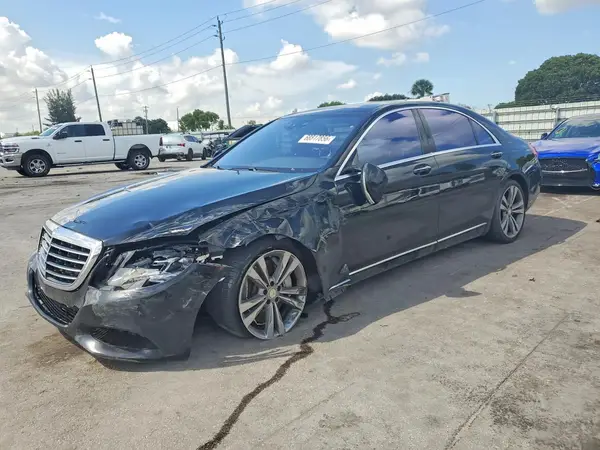 WDDUG8CB2GA259043 — 2016 Mercedes-Benz S-Klasse, Передняя часть (Front End), фото до ремонта