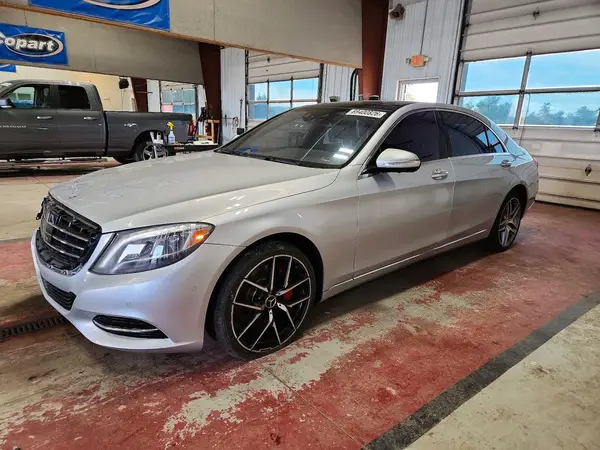 WDDUG8FB7HA318973 — 2017 Mercedes-Benz S-Klasse, Передняя часть (Front End), фото до ремонта