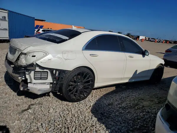WDDUG8DB9JA418551 — 2018 Mercedes-Benz S-Klasse, фото 3 с аукциона Copart 13.10.2026, Передняя часть