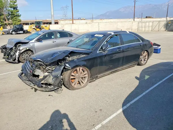 WDDUG8DB0JA399551 — 2018 Mercedes-Benz S-Klasse, Передняя часть (Front End), фото до ремонта