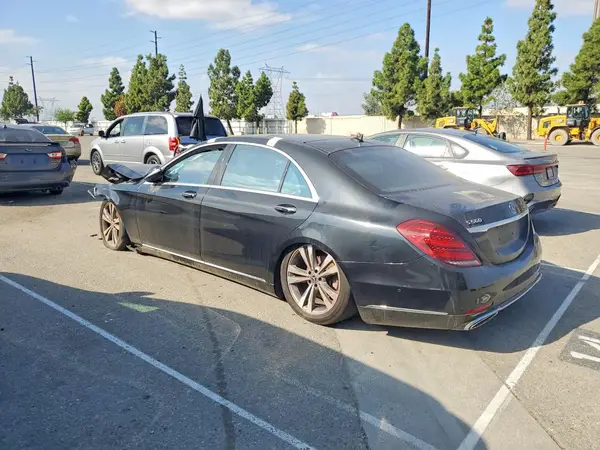 WDDUG8DB0JA399551 — 2018 Mercedes-Benz S-Klasse, фото 2 с аукциона Copart, Передняя часть