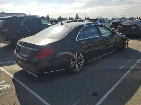 WDDUG8DB0JA399551 — 2018 Mercedes-Benz S-Klasse, фото 3 с аукциона Copart, Передняя часть