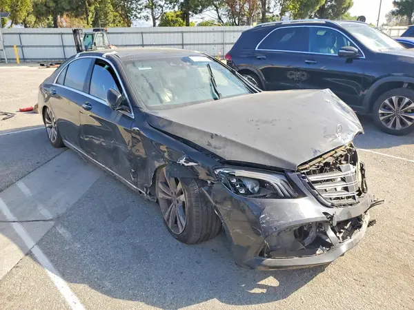 WDDUG8DB0JA399551 — 2018 Mercedes-Benz S-Klasse, фото 4 с аукциона Copart, Передняя часть