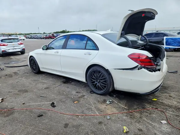 WDDUG6EB8JA396805 — 2018 Mercedes-Benz S-Klasse, фото 2 с аукциона Copart, Задняя часть