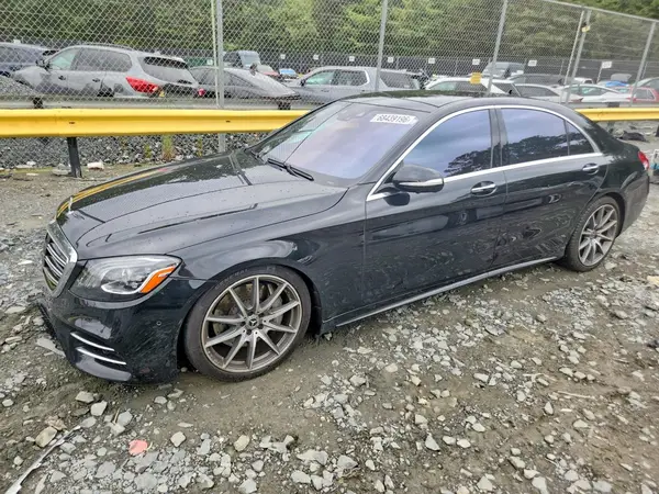 WDDUG6GB5KA495273 — 2019 Mercedes-Benz S-Klasse, Передняя часть (Front End), фото до ремонта