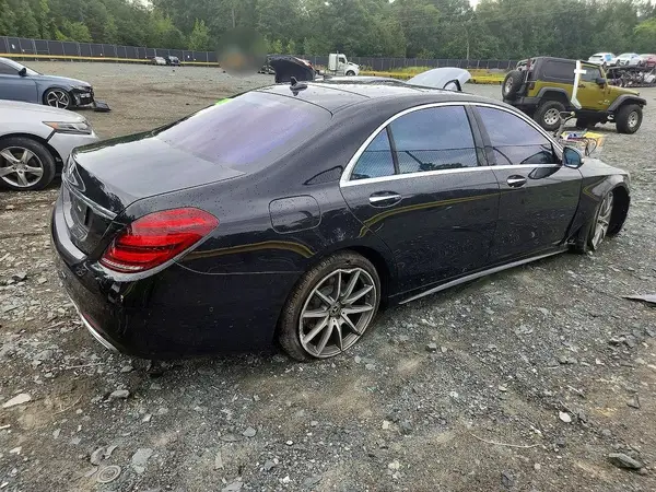WDDUG6GB5KA495273 — 2019 Mercedes-Benz S-Klasse, фото 3 с аукциона Copart, Передняя часть