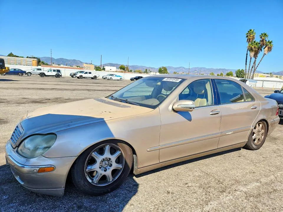 2000 MERCEDES-BENZ S VIN WDBNG75J4YA134459 фото 1