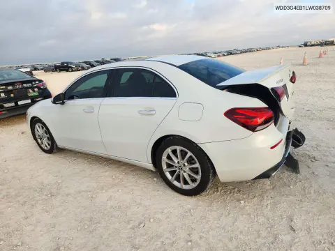 2020 Mercedes-Benz A 220 VIN WDD3G4EB1LW038709 фото 2