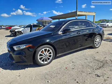 WDD3G4FB8LW040181 — 2020 Mercedes A-Klasse, Мелкие вмятины и царапины, фото до ремонта