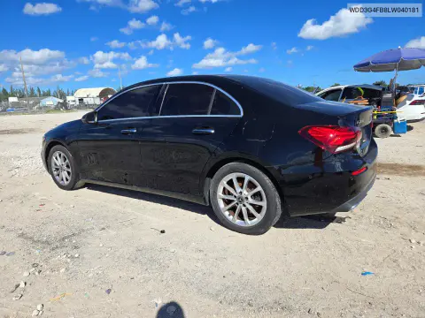 2020 Mercedes-Benz A 220 4Matic VIN WDD3G4FB8LW040181 фото 2