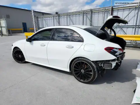2021 Mercedes-Benz A 220 VIN W1K3G4EB2MJ268905 фото 2
