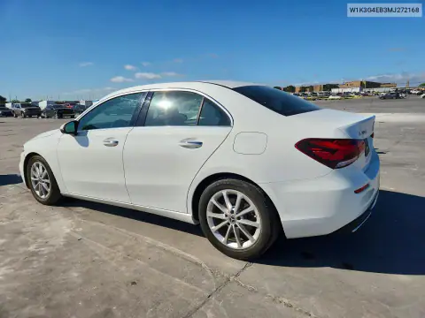 W1K3G4EB3MJ272168 — 2021 Mercedes A-Klasse, фото 2 с аукциона Copart 19.10.2026, Естественный износ