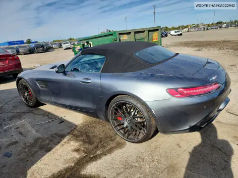 2019 Mercedes-Benz Amg Gt VIN WDDYK7HA9KA022942 фото 2