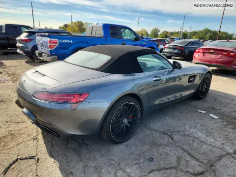 2019 Mercedes-Benz Amg Gt VIN WDDYK7HA9KA022942 фото 3