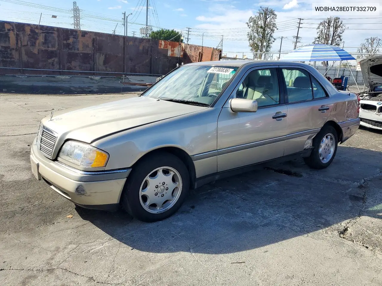 1996 Mercedes-Benz C 280 VIN WDBHA28E0TF332709 фото 1