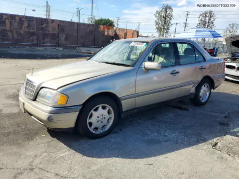 WDBHA28E0TF332709 — 1996 Mercedes C-Klasse, Задняя часть, фото до ремонта