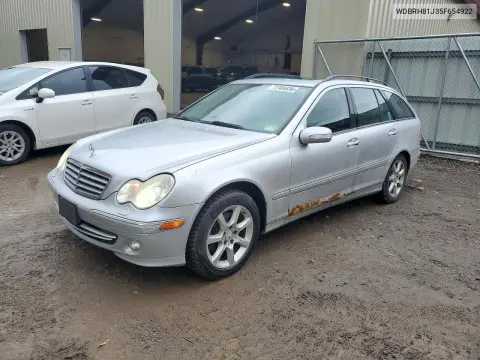 WDBRH81J35F654922 — 2005 Mercedes C-Klasse, Передняя часть, фото до ремонта