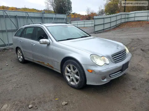 2005 Mercedes-Benz C 240 Sportwagon 4Matic VIN WDBRH81J35F654922 фото 4