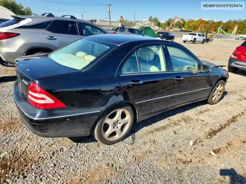 2007 Mercedes-Benz C 280 4Matic VIN WDBRF92H57F929474 фото 3