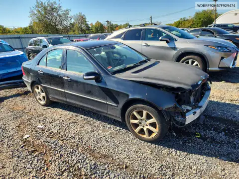 2007 Mercedes-Benz C 280 4Matic VIN WDBRF92H57F929474 фото 4