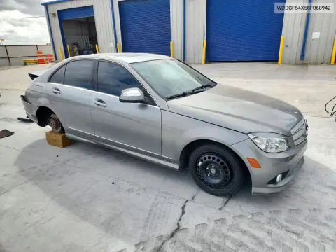 2008 Mercedes-Benz C 300 VIN WDDGF54X58F068942 фото 4