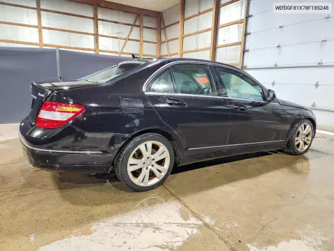 2008 Mercedes-Benz C 300 4Matic VIN WDDGF81X78F185248 фото 3