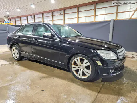 2008 Mercedes-Benz C 300 4Matic VIN WDDGF81X78F185248 фото 4