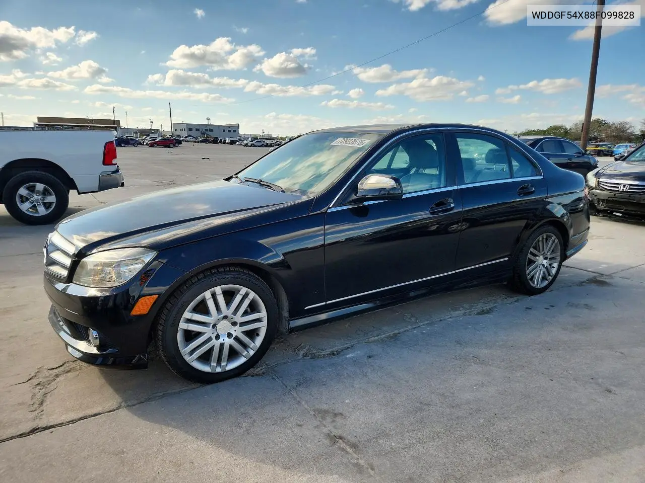 2008 Mercedes-Benz C 300 VIN WDDGF54X88F099828 фото 1