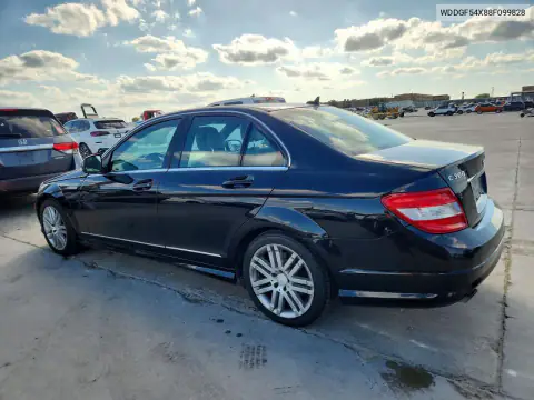 2008 Mercedes-Benz C 300 VIN WDDGF54X88F099828 фото 2