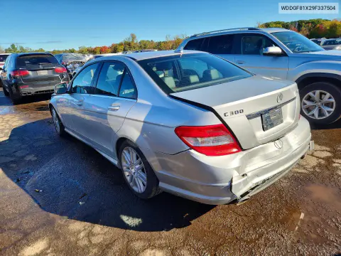 2009 Mercedes-Benz C 300 4Matic VIN WDDGF81X29F337504 фото 2