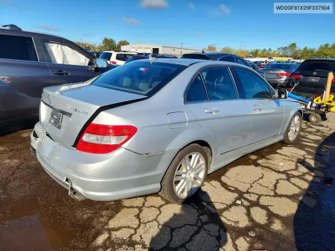 2009 Mercedes-Benz C 300 4Matic VIN WDDGF81X29F337504 фото 3