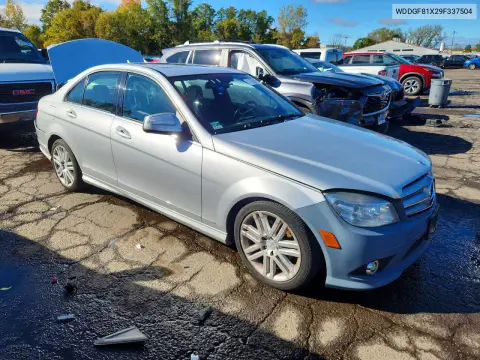 2009 Mercedes-Benz C 300 4Matic VIN WDDGF81X29F337504 фото 4