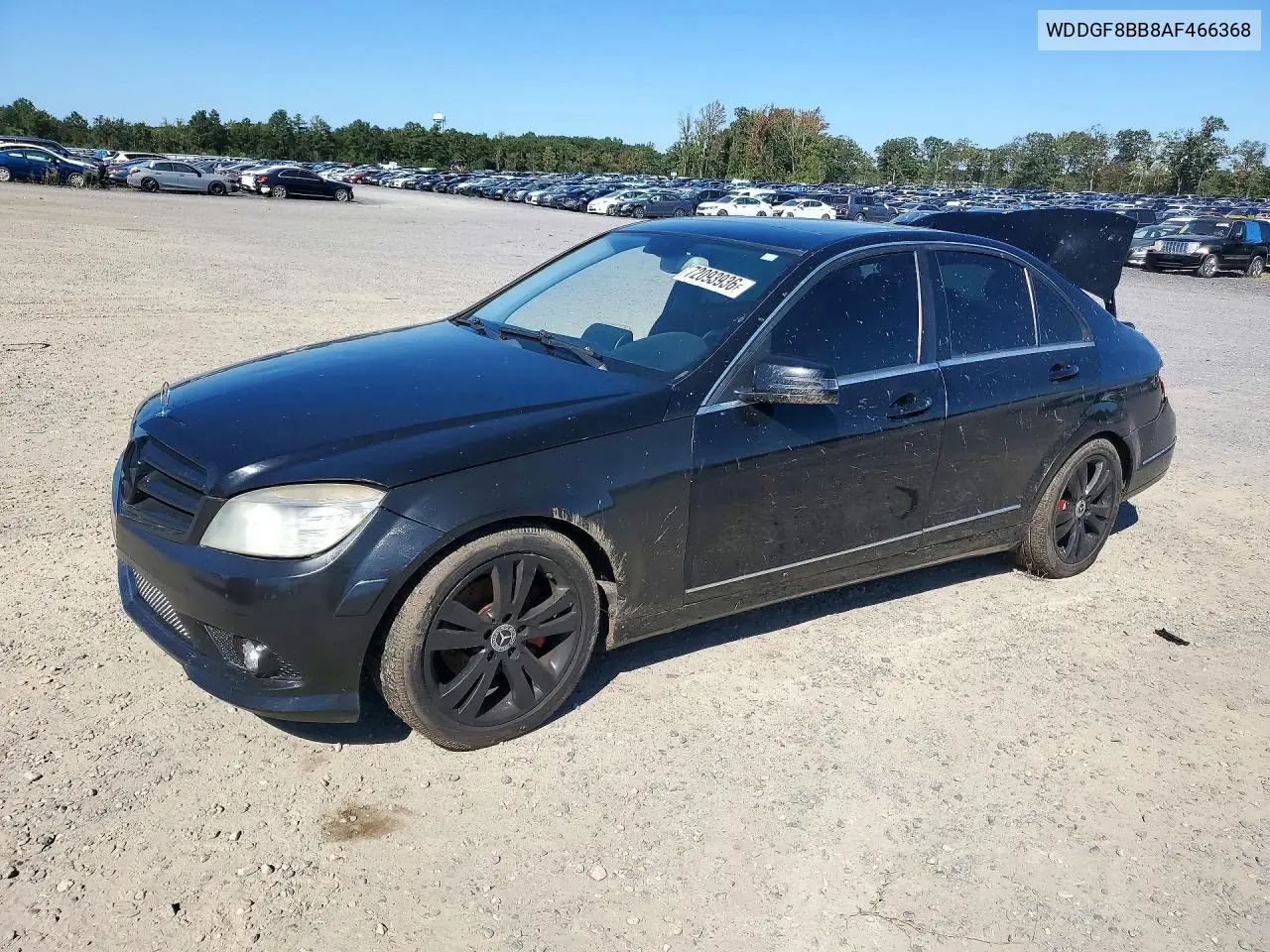 2010 Mercedes-Benz C 300 4Matic VIN WDDGF8BB8AF466368 фото 1