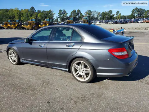 2010 Mercedes-Benz C 300 4Matic VIN WDDGF8BB2AF463353 фото 2
