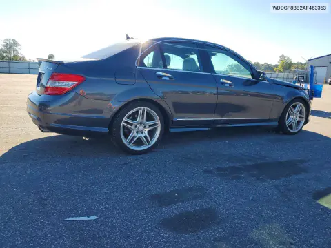 2010 Mercedes-Benz C 300 4Matic VIN WDDGF8BB2AF463353 фото 3