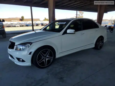 WDDGF5EB7AR111166 — 2010 Mercedes C-Klasse, Механические повреждения, фото до ремонта