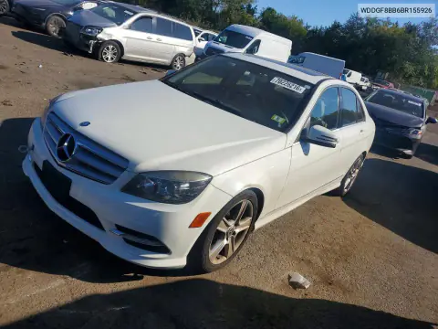 2011 Mercedes-Benz C 300 4Matic VIN WDDGF8BB6BR155926 фото 1