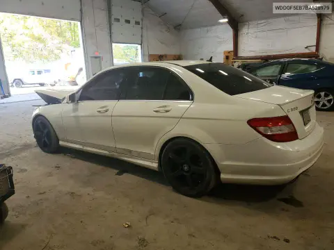 2011 Mercedes-Benz C 300 VIN WDDGF5EB7BA528979 фото 2