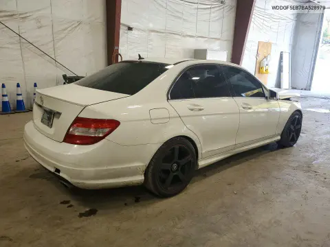 2011 Mercedes-Benz C 300 VIN WDDGF5EB7BA528979 фото 3